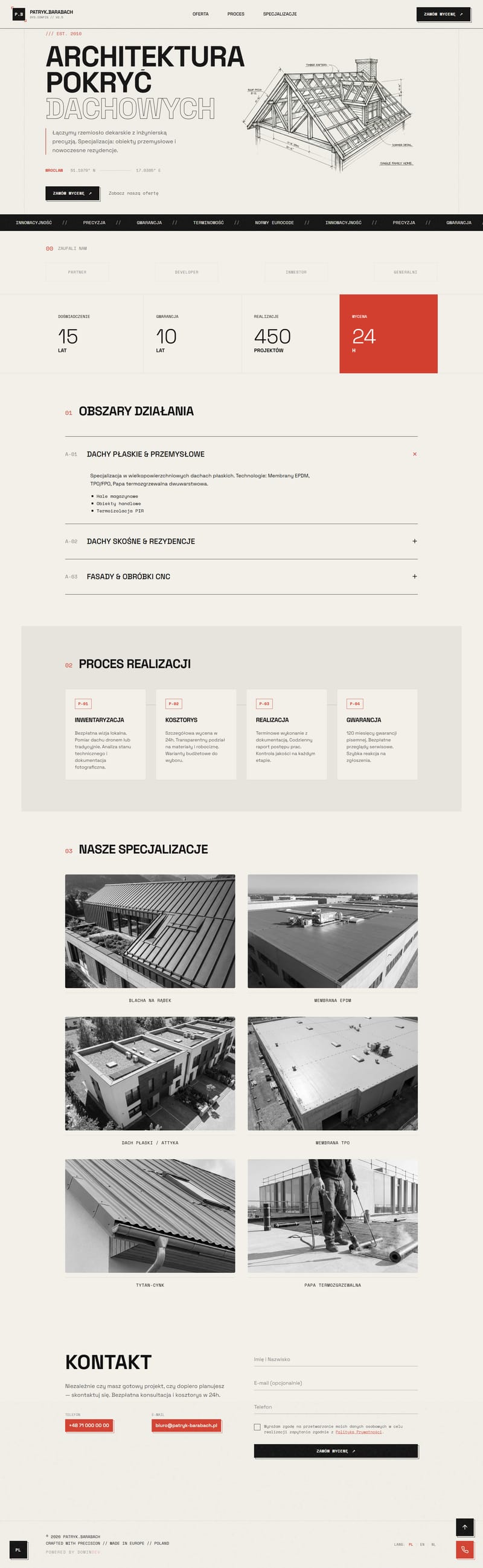 Precision Roofing - Multilingual Contractor Website